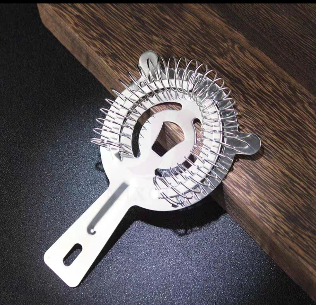 Dụng cụ chặn đá cocktail inox quầy bar | cocktail strainer