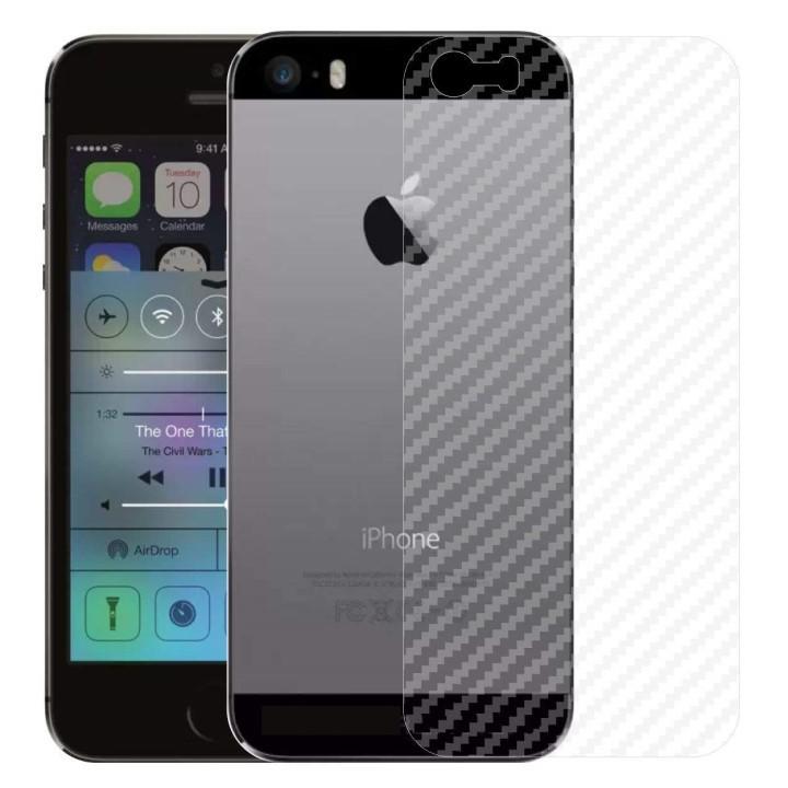 Miếng Dán Lưng Chống Trầy cho iPhone 5s Vân Carbon