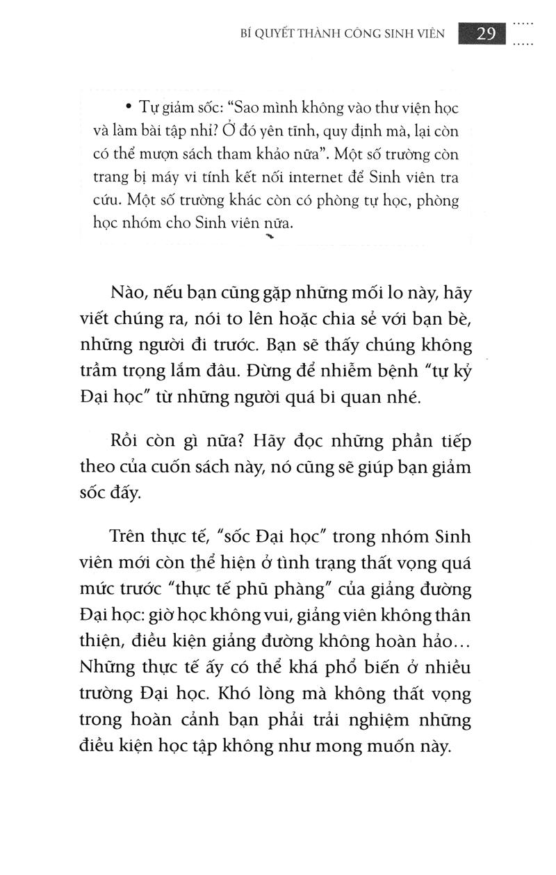 Bí Quyết Thành Công Sinh Viên (Tái Bản)