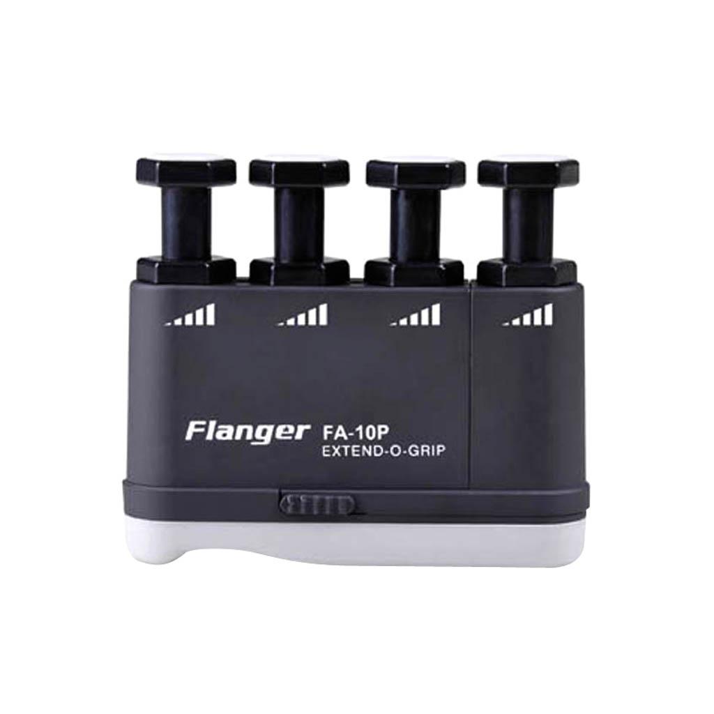 Sunnimix Tay Nhựa Ngón Tay Cẳng Tay Cổ Tay Tập Kéo Dài-O-Cầm Strengthener Đen