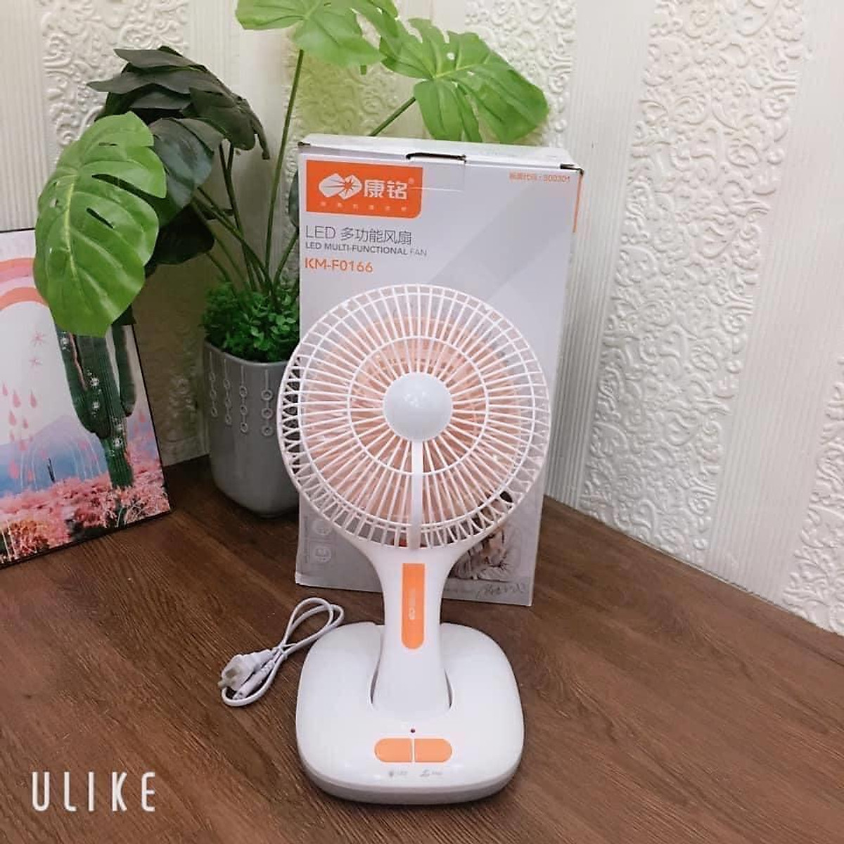 Quạt tích điện 2in1