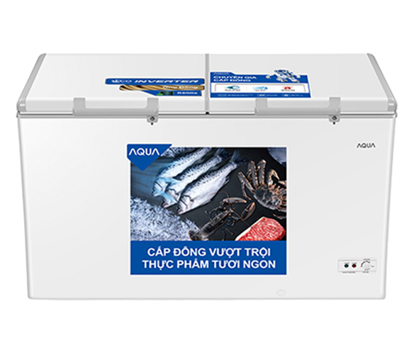 TỦ ĐÔNG INVERTER AQUA 319 LÍT AQF-C4201E ĐỒNG - Hàng Chính Hãng