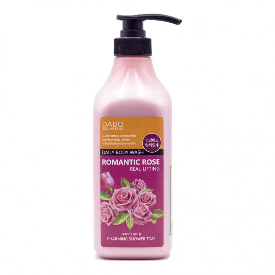 Sữa tắm hương nước hoa cao cấp giúp săn chắc da Hàn Quốc Dabo Romatic Rose (750ml) Tinh chất hoa hồng – Hàng chính hãng.