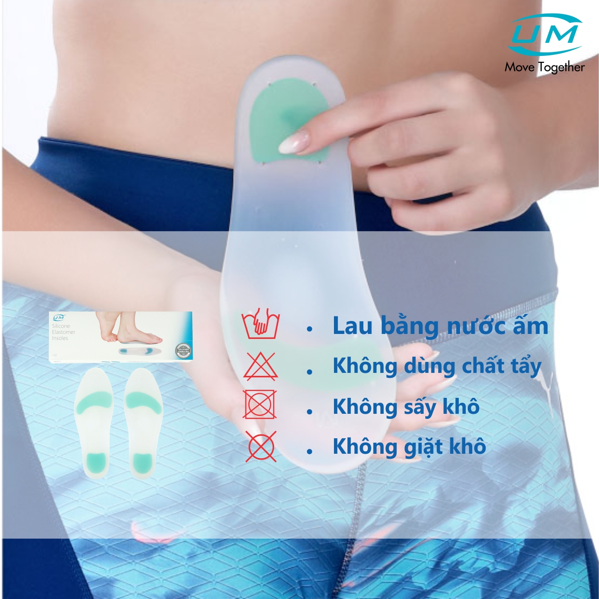 Đệm bàn chân silicone United Medicare (I02)