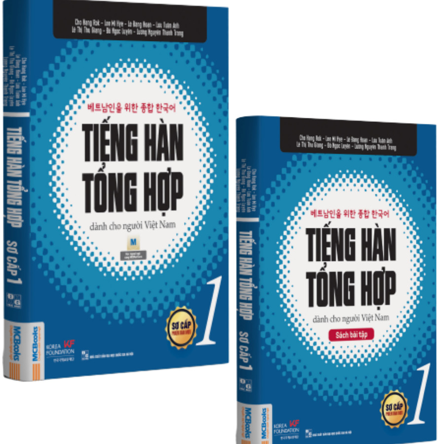 Combo Sách Tiếng Hàn Tổng Hợp Dành Cho Người Việt Nam - Sơ Cấp 1 (Phiên Bản 1 Màu)
