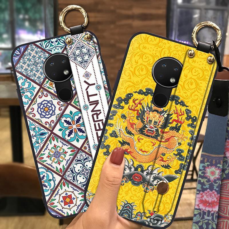 Ốp điện thoại kèm dây đeo cổ tay chống sốc cho Nokia 6.2/7.2