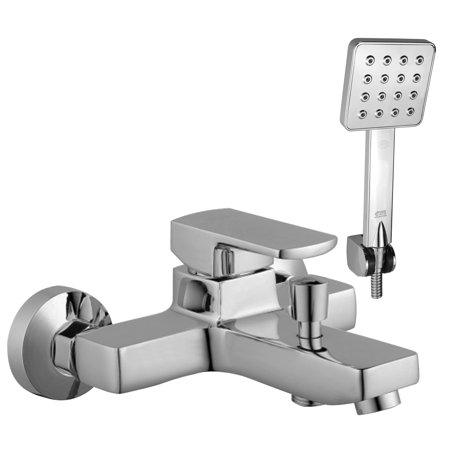 Bộ Vòi Sen Nóng Lạnh Đồng Mạ Chrome Eurolife EL-DAISY 01