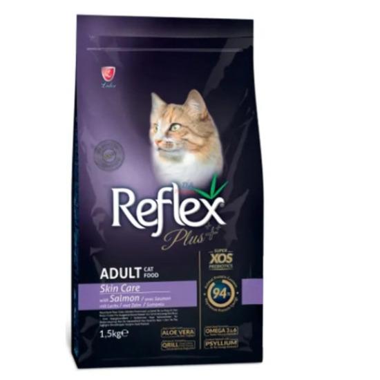 Thức ăn cho mèo REFLEX PLUS ADULT CAT FOOD SKIN CARE SALMON (Cá hồi) 1.5KG