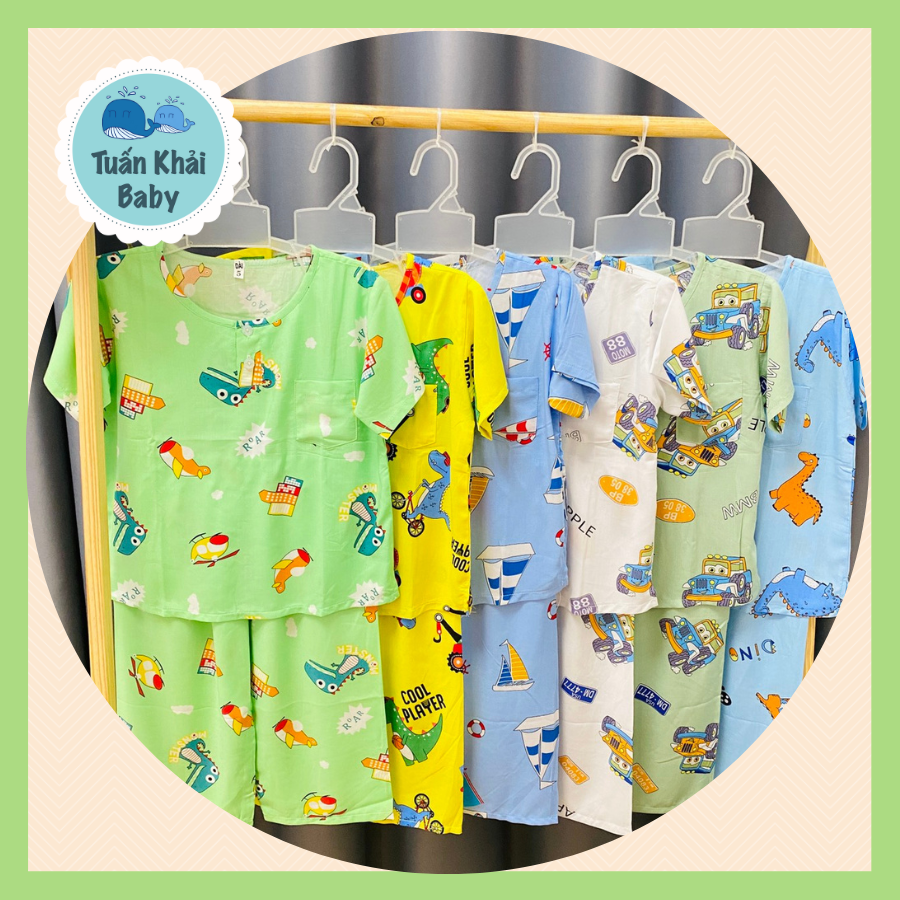 COMBO 5 Bộ Quần áo Tole lanh Bé Trai | Mẫu Tay Ngắn Quần Dài cài 2 nút trước |Size 2-12 cho bé 7-35kg| Chất vải tole lanh 2 da loại 1 mềm mịn mát cho bé trai| Hàng Việt Nam | Đồ bộ bé trai |quần áo trẻ em| Đồ tôn trẻ em - 7 (18-21kg), cao &lt;105cm