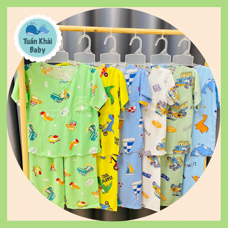 COMBO 5 Bộ Quần áo Tole lanh Bé Trai | Mẫu Tay Ngắn Quần Dài cài 2 nút trước |Size 2-12 cho bé 7-35kg| Chất vải tole lanh 2 da loại 1 mềm mịn mát cho bé trai| Hàng Việt Nam | Đồ bộ bé trai |quần áo trẻ em| Đồ tôn trẻ em