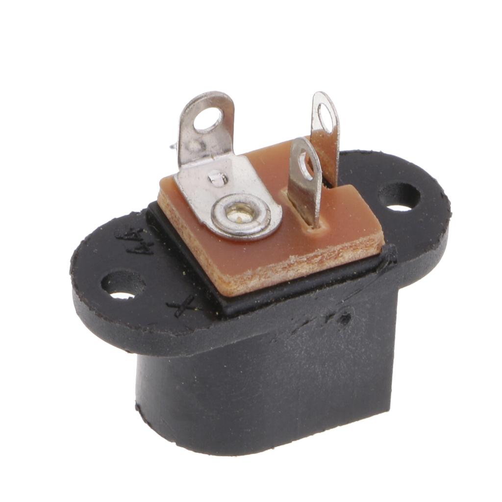 10 Pieces DC Power Supply Female Jack Socket 5.5x2.1mm Barrel-Type Mount