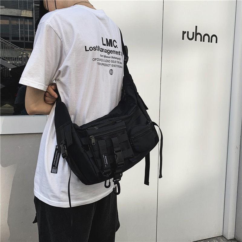 Túi Xách Đeo Chéo Nam Nữ 3in1 Cỡ Lớn Form To Rộng Phong Cách Unisex Streetwear E'mer 500