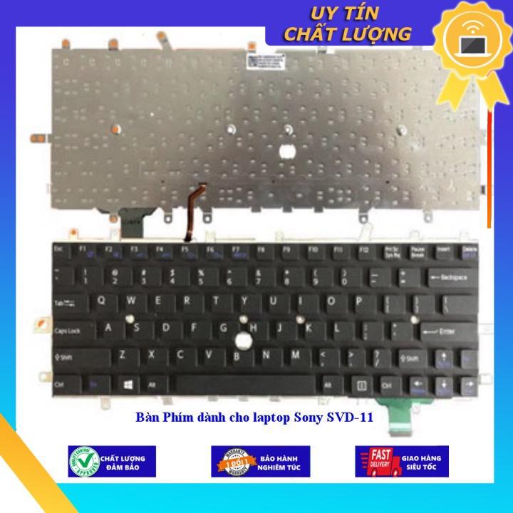 Bàn Phím dùng cho laptop Sony SVD-11 -- MÀU ĐEN - CÓ ĐÈN - Hàng Nhập Khẩu New Seal