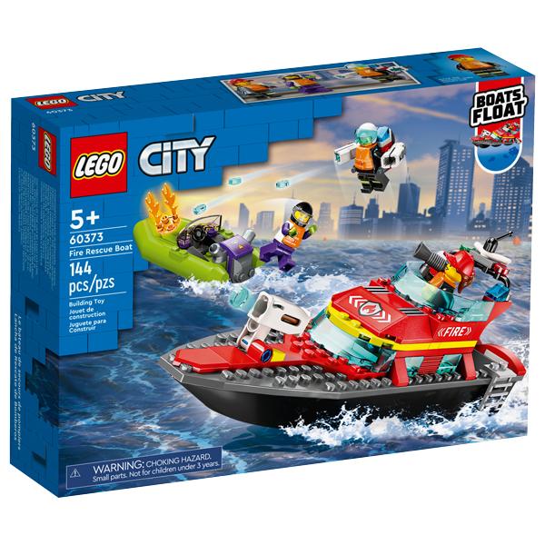 Hình ảnh Đồ Chơi Lắp Ráp Lego City 60373 - Fire Rescue Boat (144 Mảnh Ghép)