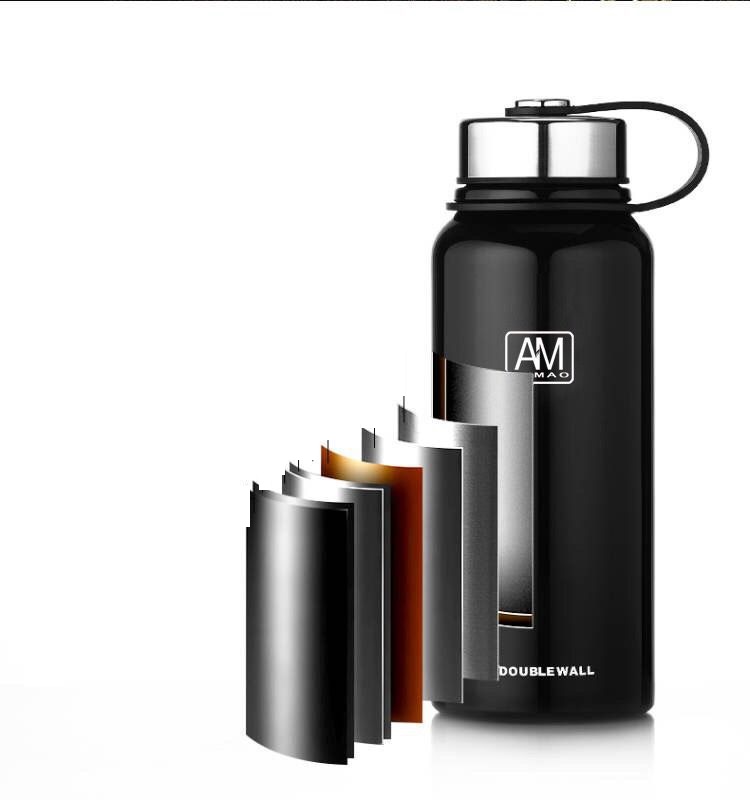 Bình giữ nhiệt inox 304 có nắp lọc trà cao cấp Double Wall