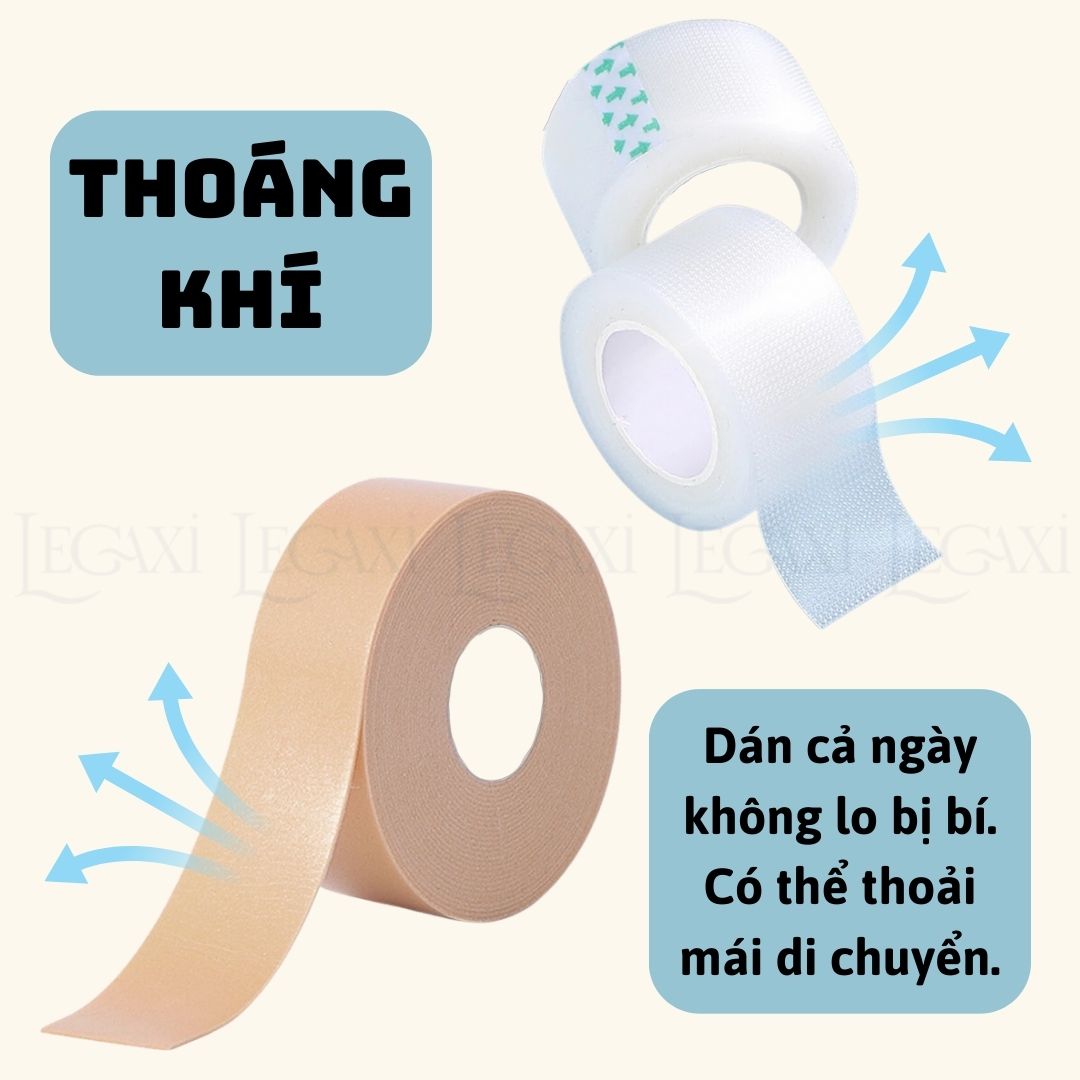 Băng keo dán giày cao gót 4.4 mét guốc Chống nước Thoáng khí Dán gót Bảo vệ chân Tiện dụng Legaxi