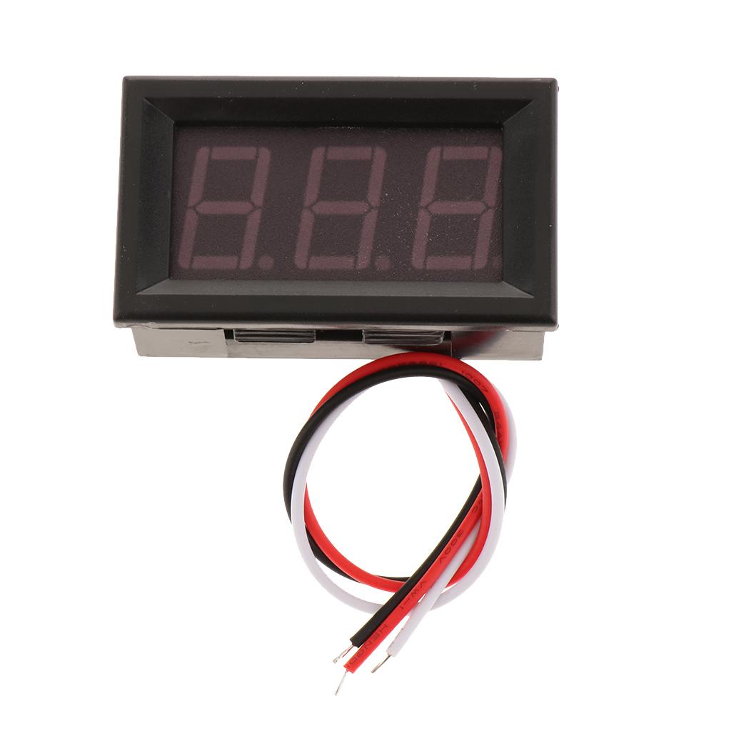 H27 LED Digital Voltage Meter Super 100V Voltmeter LCD Voltage Meter