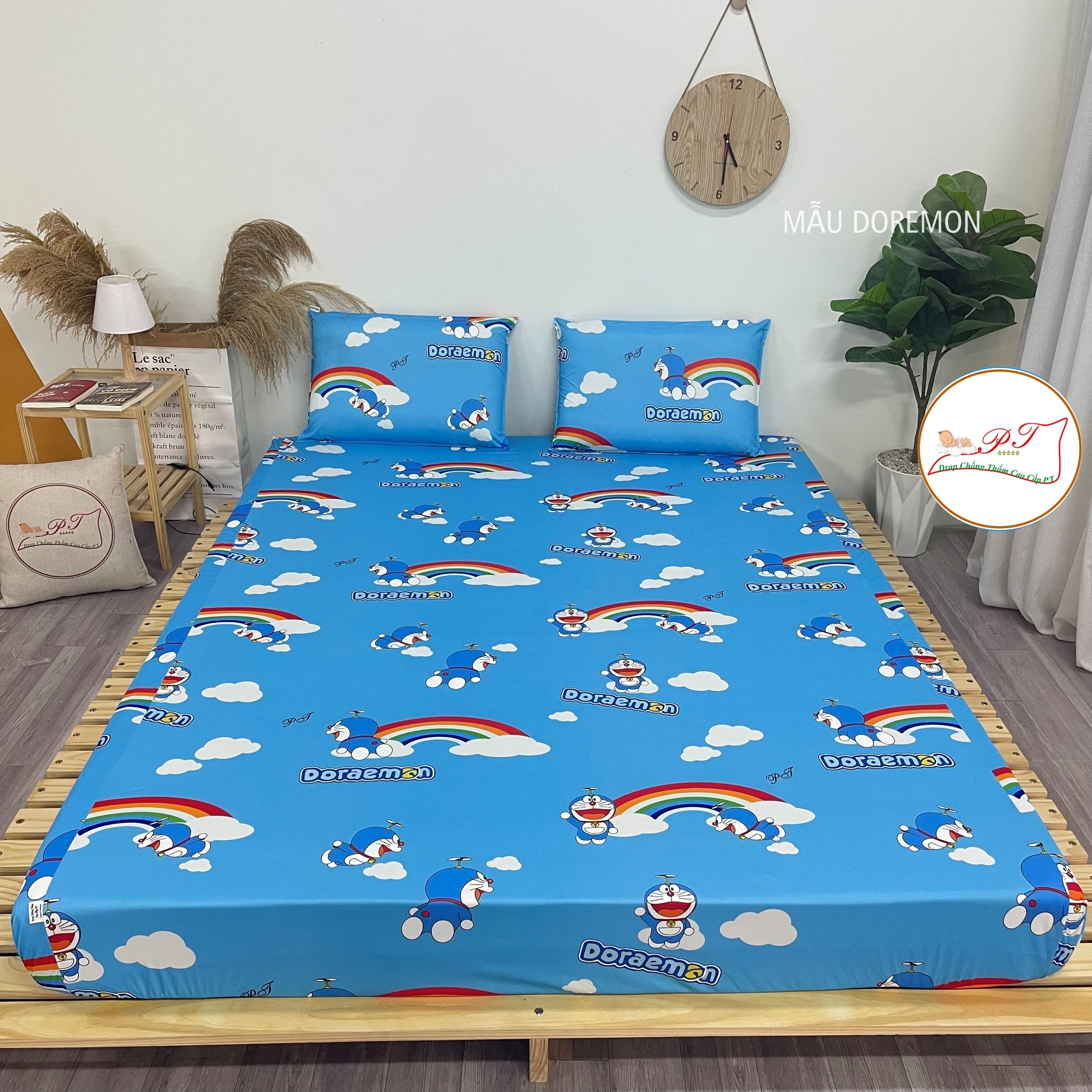 Ga Chống Thấm Cao Cấp PT Mẫu Họa Tiết Doremon