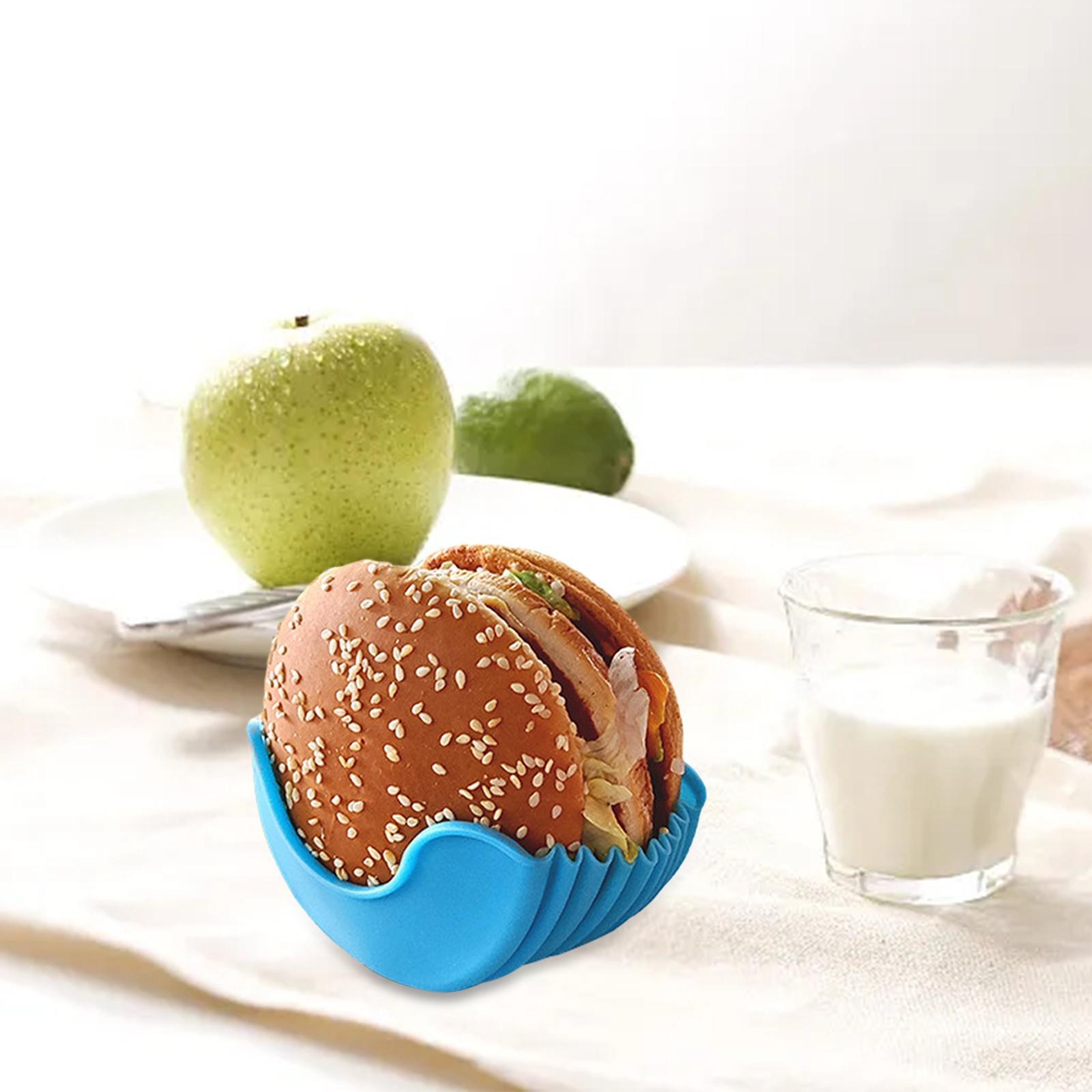 Silicone Hamburger Holder Hamburger Sandwich Burger Holder for