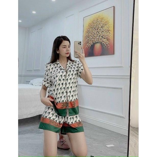 Bộ đồ ngủ nữ, bộ đồ pizama , pyjama lụa