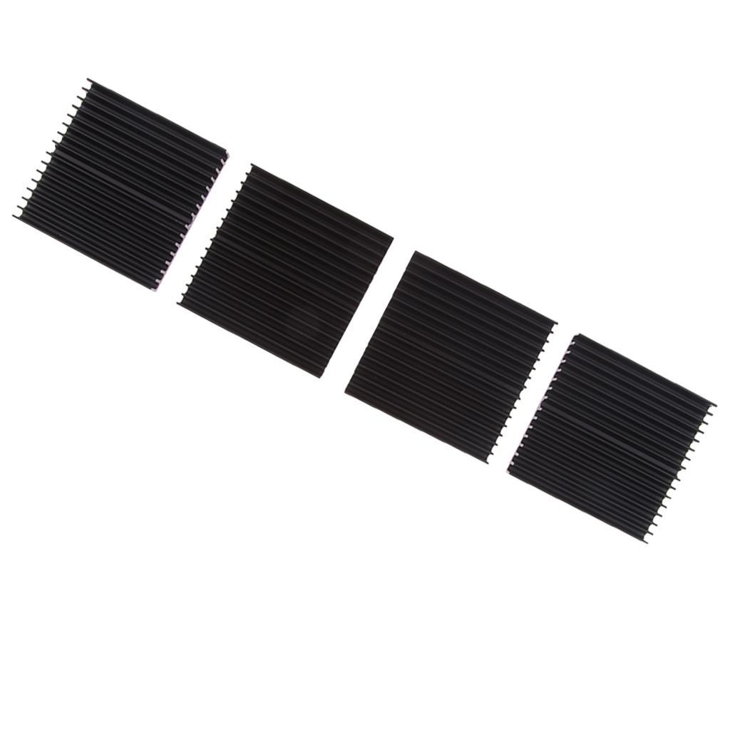 Black Cooler Aluminum Heatsink Radiator Heat Sink Chip for IC LED Power