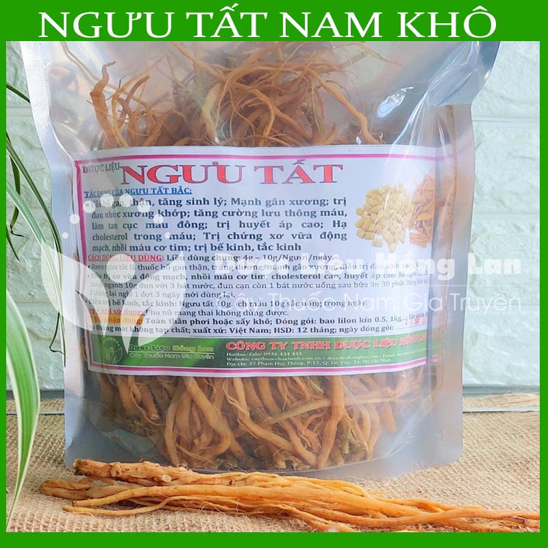 500g Ngưu Tất Nam sấy khô loại 1