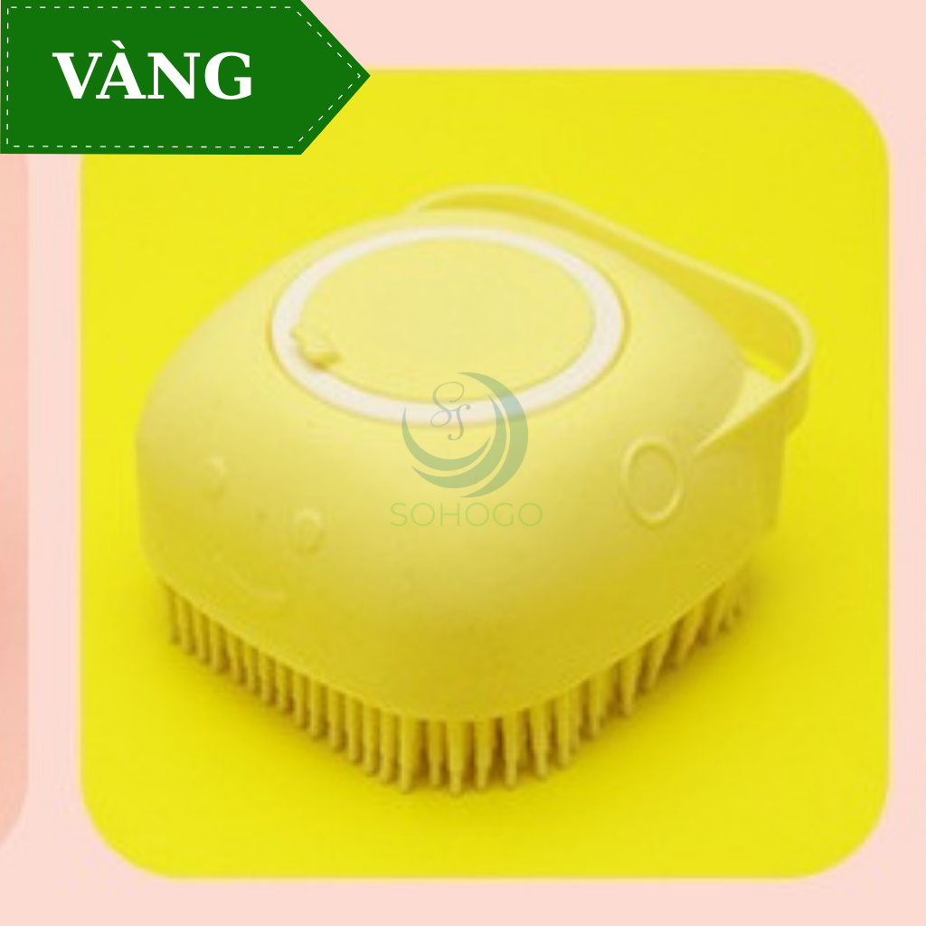Bàn Chải Tắm Hình Thú Đáng Yêu Cho Bé  Chăm Sóc Da Nhẹ Nhàng Dụng Cụ Tắm Gội Silicon Đa Năng  Bóp Là Ra Bọt Cọ Tắm Silicon Tạo Bọt Có Hộp Đựng Xà Phòng Bàn Chải Massage Cơ Thể Silicon Mềm  Không Cần Tạo Bọt Tay – Vàng