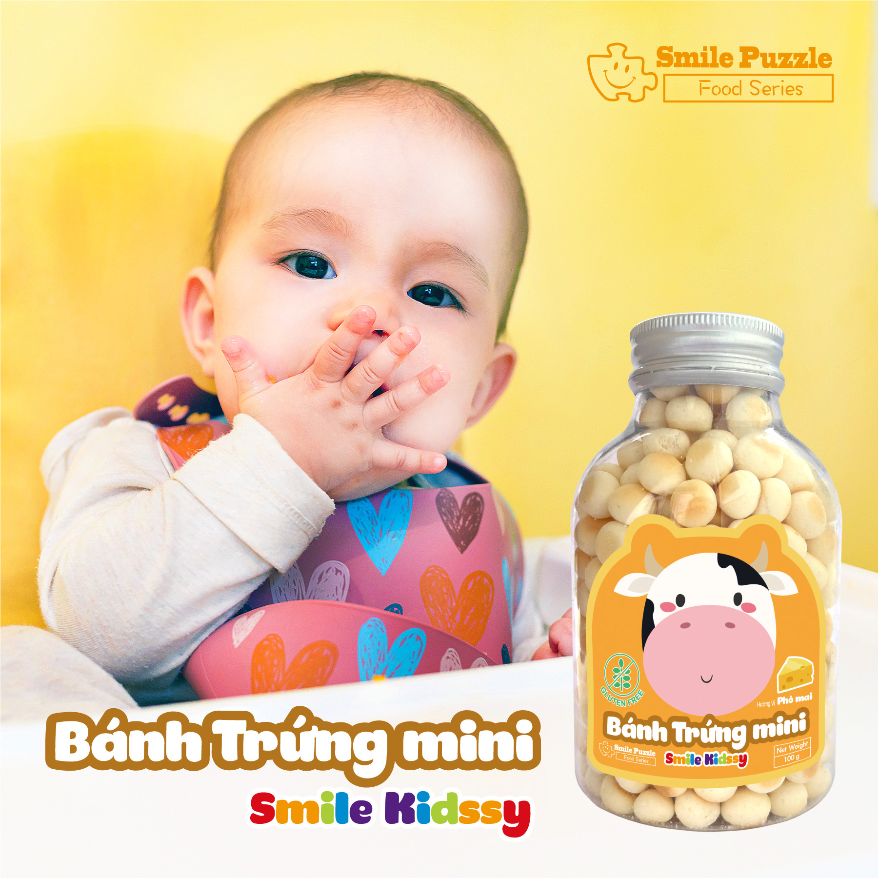 Bánh trứng dành cho bé Mini Smile Kidssy