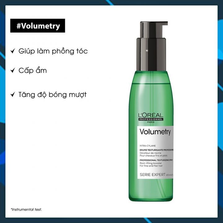 XỊT DƯỠNG LÀM PHỒNG TÓC L'OREAL SERIE EXPERT VOLUMETRY PROFESSIONAL TEXTURIZING SPRAY 125ML