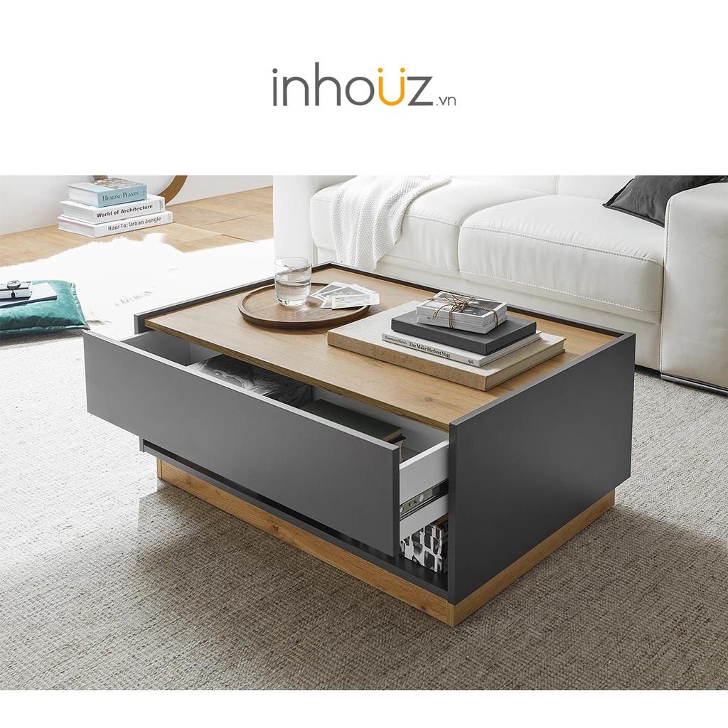 Bàn trà, bàn sofa cao 38 cm bằng gỗ - Olon coffee table - INHOUZ - HOBT0009