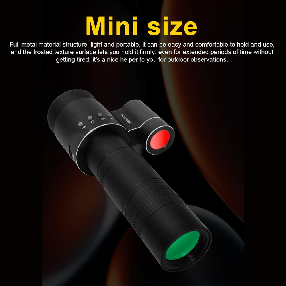 Portable Monocular Crossing Cursor Night-Visions Sight Device Day Night Use 1.54inch Display 350M Effective Viewing Distance Photo Taking Video Recording Infrared Digital Vedio Camera