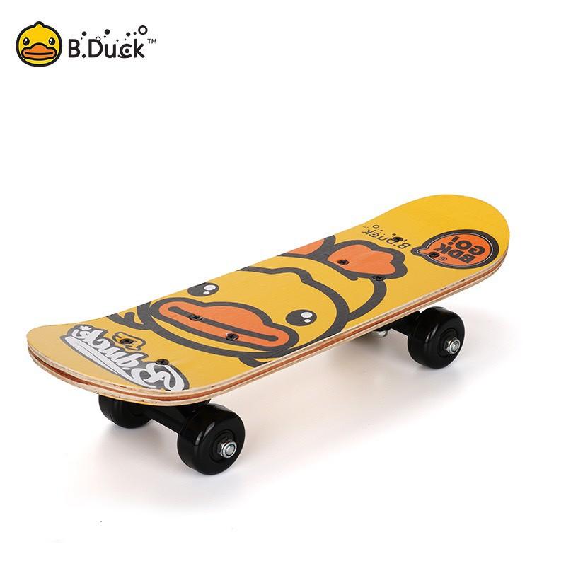 Ván trượt skateboard B.DUCK họa tiết bắt mắt cho bé phát triển thể chất