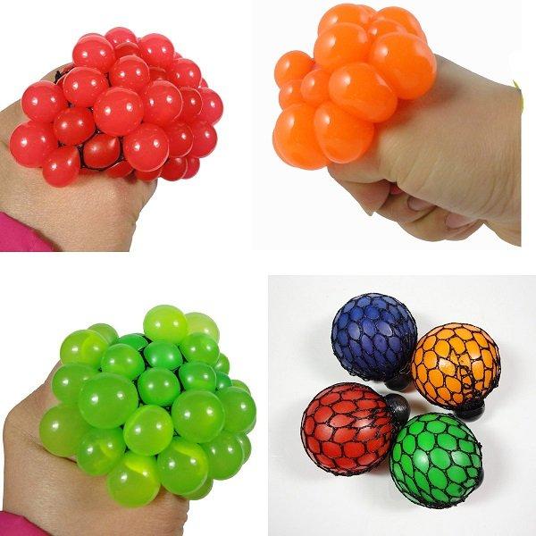 Bóng Lưới Bóp Mesh Quishy Ball Xả Stress HT139 - Giao Ngẫu Nhiên