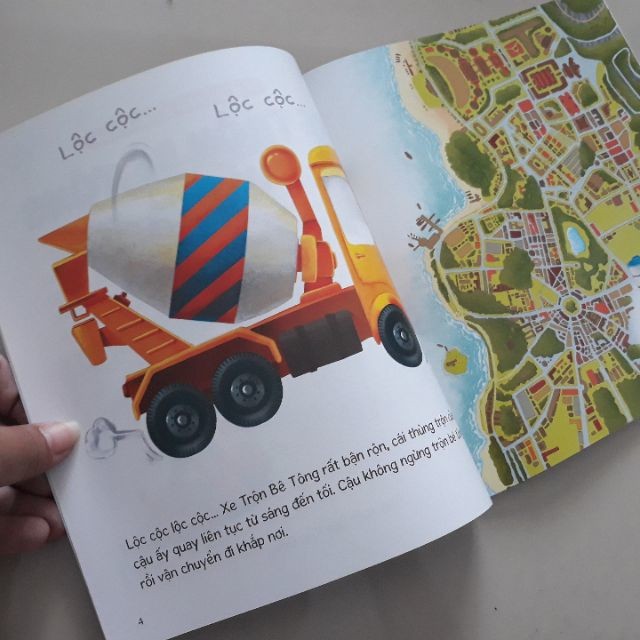 Sách Thế Giới Xe Công Trình - Cho Thiếu Nhi 2-6 Tuổi - NXB Kim Đồng