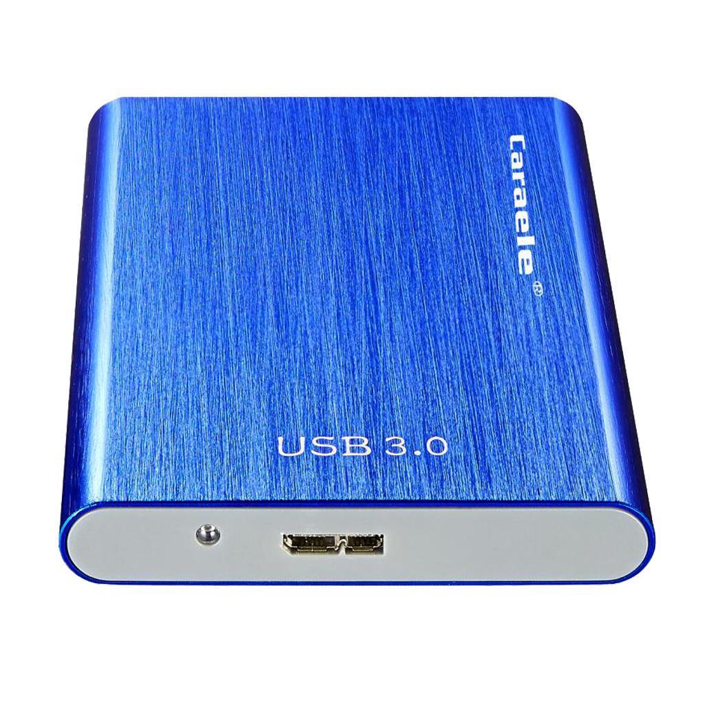 External HDD Hard Disk Drive Portable Drive Blue 500GB