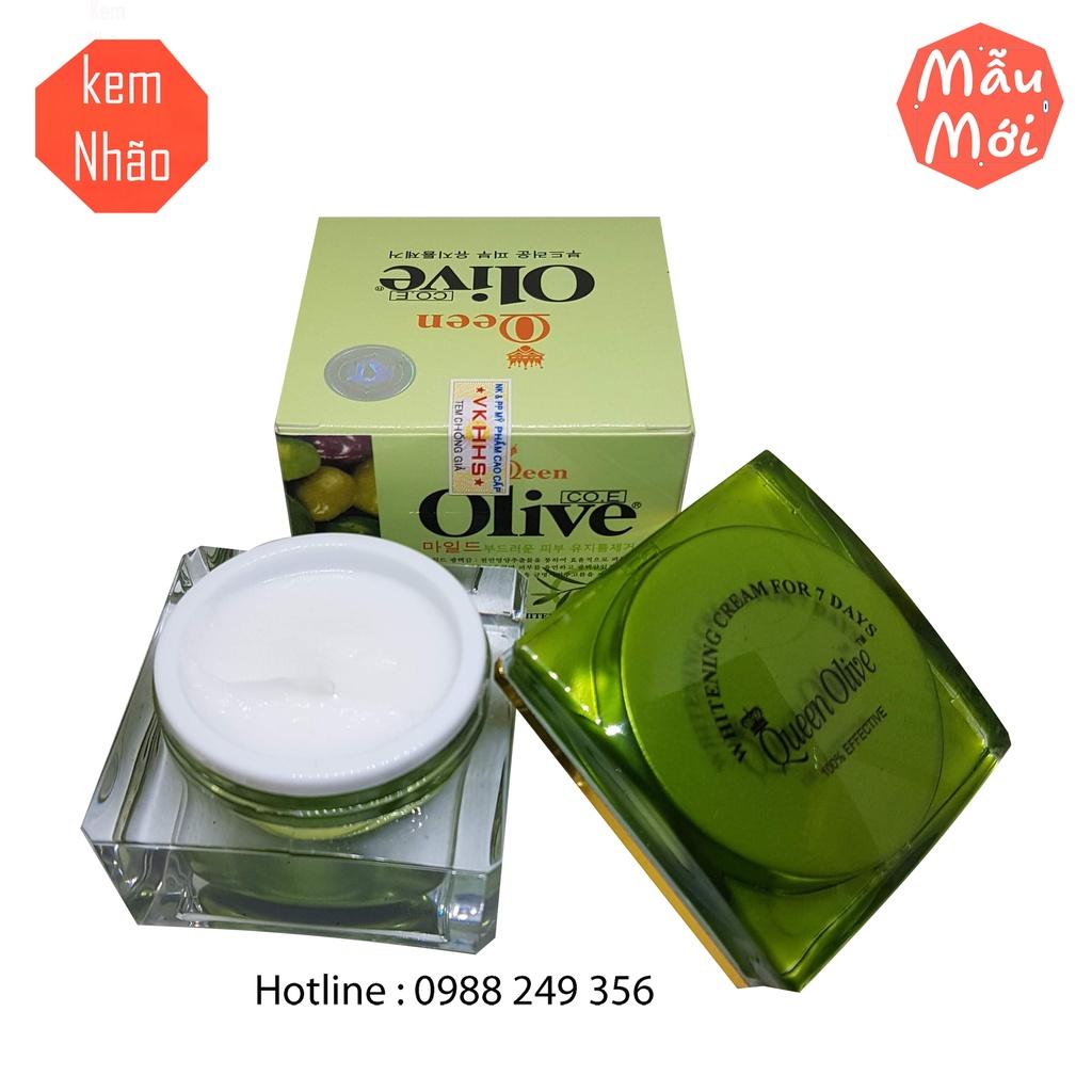 KEM DƯỠNG TRẮNG DA QUEEN OLIVE 20G - Kem Nhão