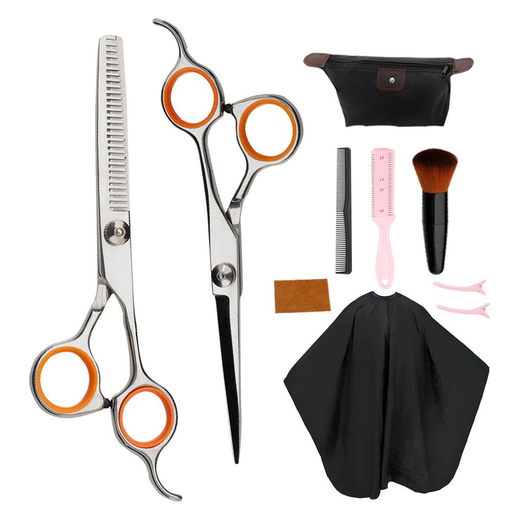 Bộ dụng cụ và phụ kiện kéo cắt tóc dành cho nam nữ Hairdressing Scissors Kit and Accessories