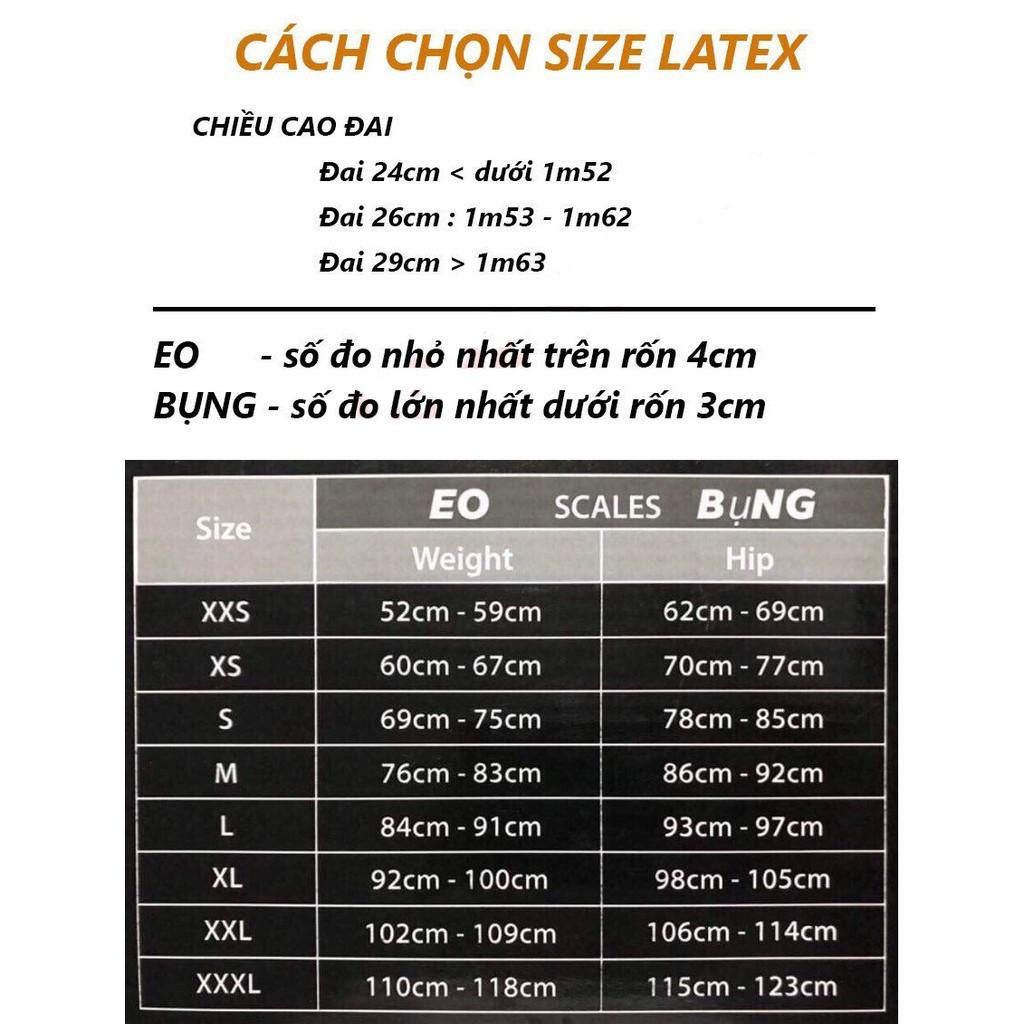 Đai nịt bụng Latex định hình eo thon cao cấp - Gen nịt bụng dáng chuẩn eo thon giảm mỡ