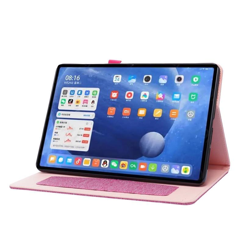 Vỏ bảo vệ máy tính bảng bằng da + vải nắp lật chống sốc cho iPad Mini / iPad Mini 6 2021/ iPad Mini
