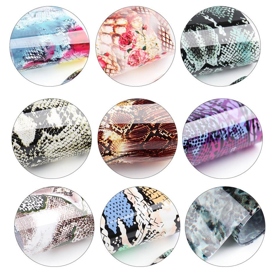 Khay foil 10 mẫu da rắn