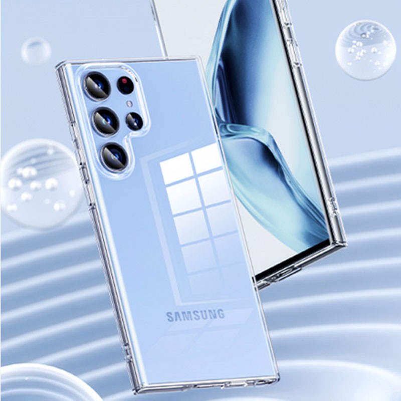 Ốp lưng cho Samsung S24 ultra | S23 Ultra trong suốt chống sốc viền Tpu cao cấp - hàng nhập khẩu