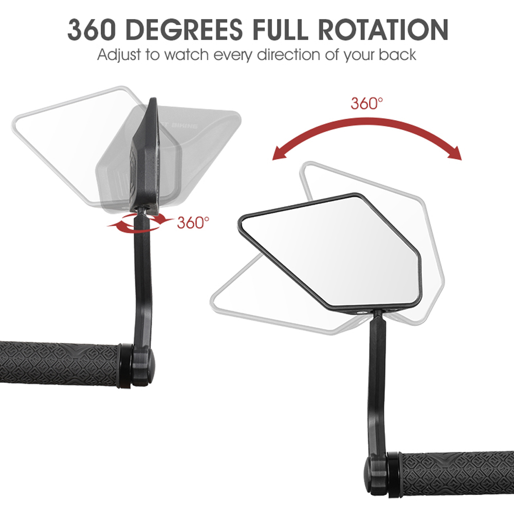 Cặp Gương chiếu hậu xe đạp WEST BIKING 360 °phù hợp các loại xe leo núi