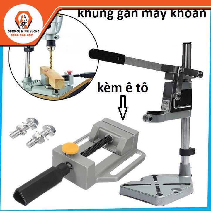 Khung Kẹp Máy Khoan - Đế Kẹp Máy Khoan Bàn Mini