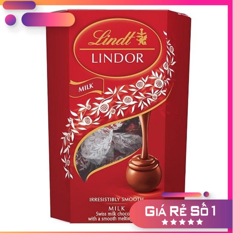 Socola Lindt Lindor hộp trụ Nhập Khẩu Thụy Sỹ 200g