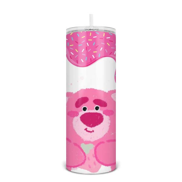 Bình Giữ Nhiệt Gấu Dâu Lotso - Ly Giữ Nhiệt Gấu Dâu Lotos - Cốc Giữ Nhiệt Gấu Dâu Lotso - 600ml - Inox 304 - Có Ống Hút