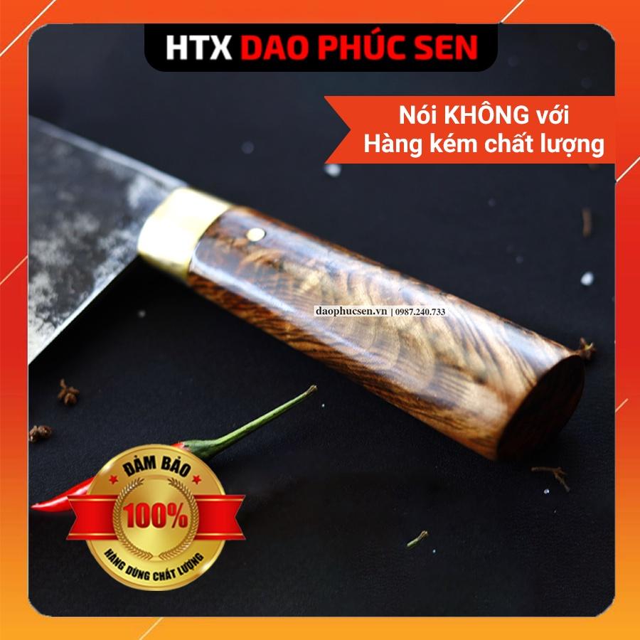 Dao Phúc Sen - Dao Chặt Gà Cán Cẩm Khâu Đồng G05D