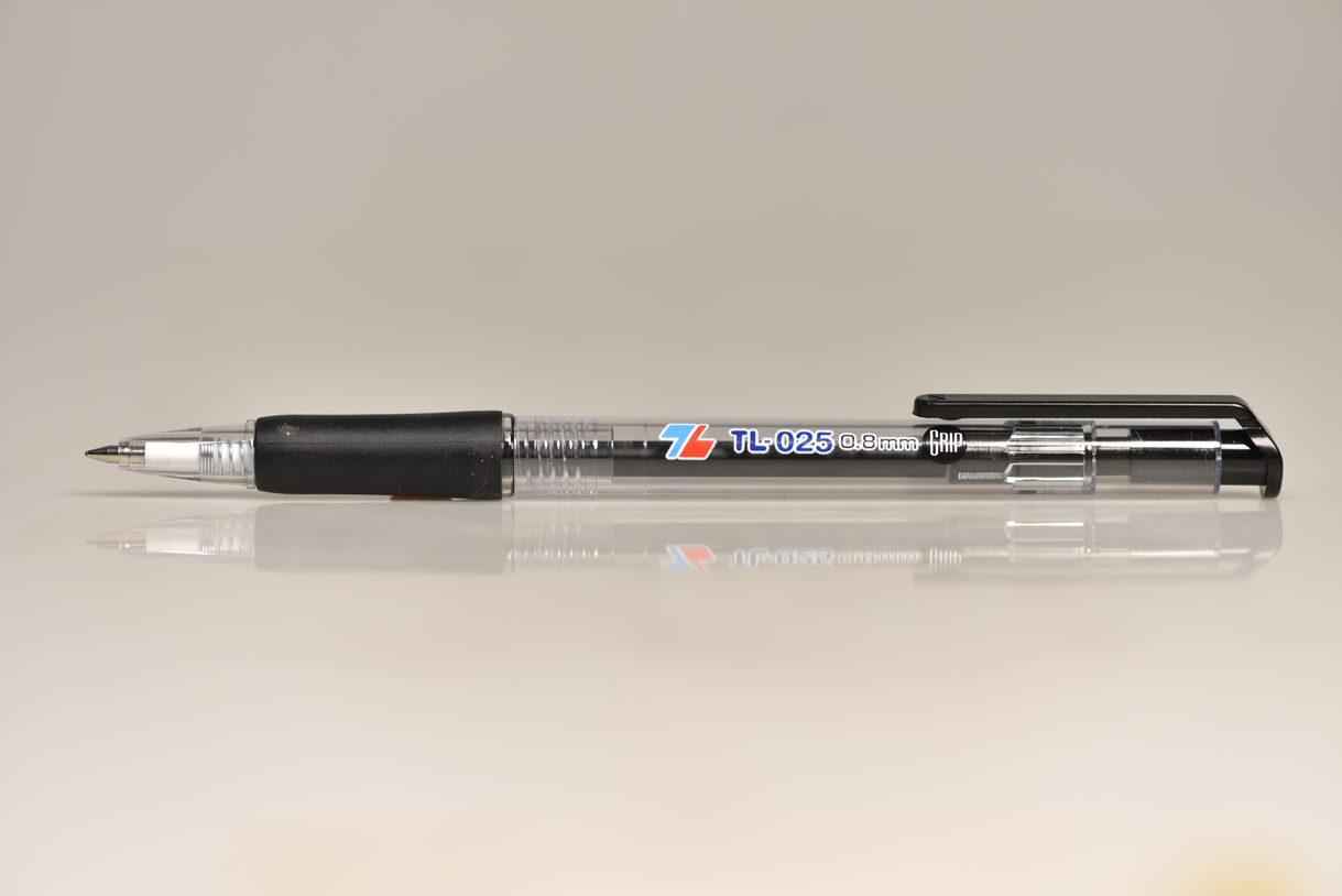 Bộ 4 Bút Bi TL-025 Grip - Đen