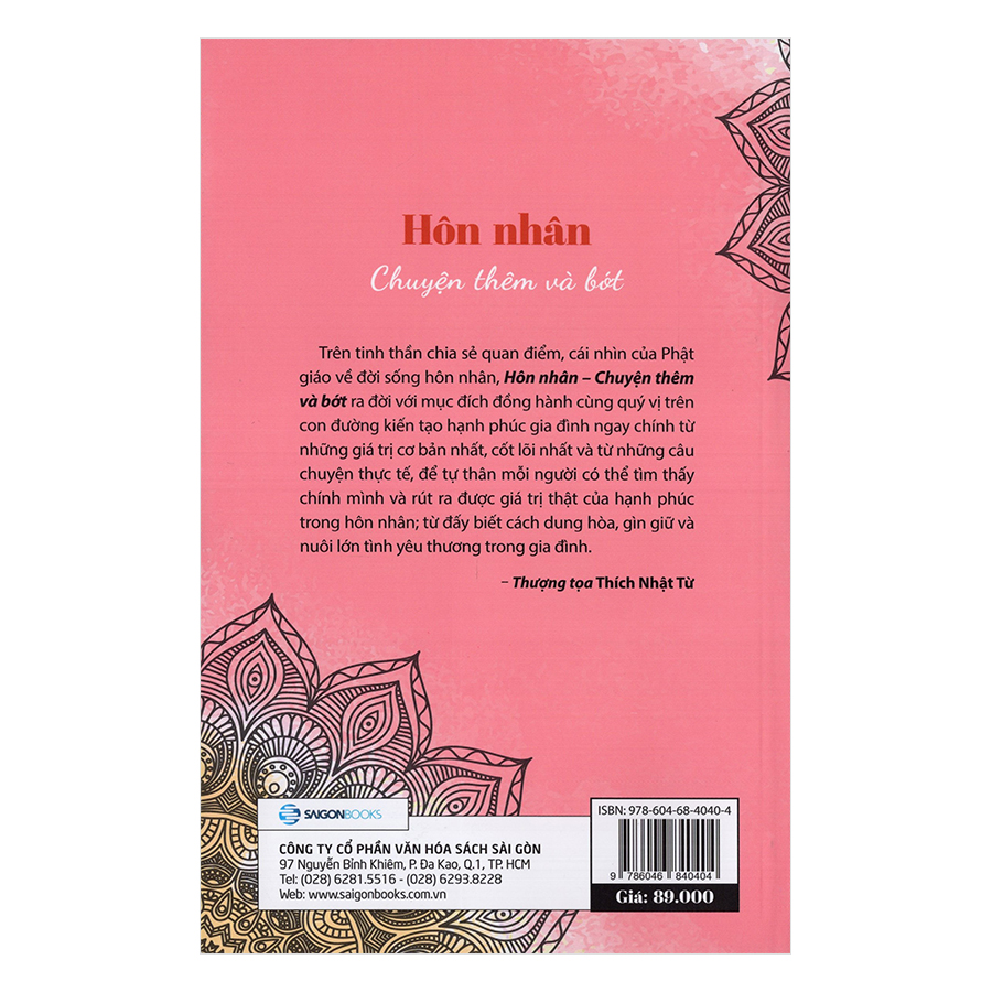 Hôn Nhân - Chuyện Thêm Và Bớt