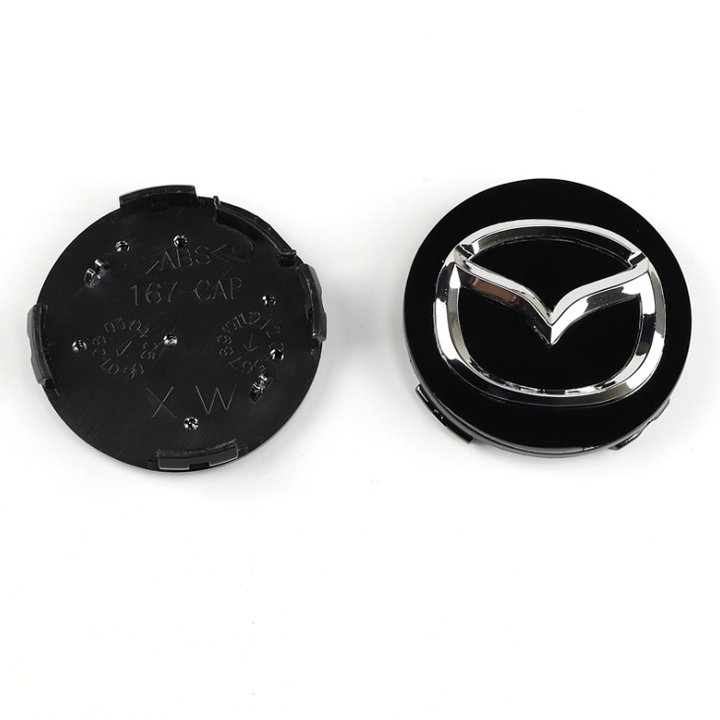 Logo chụp mâm, lazang bánh xe Mazda đường kính 57mm