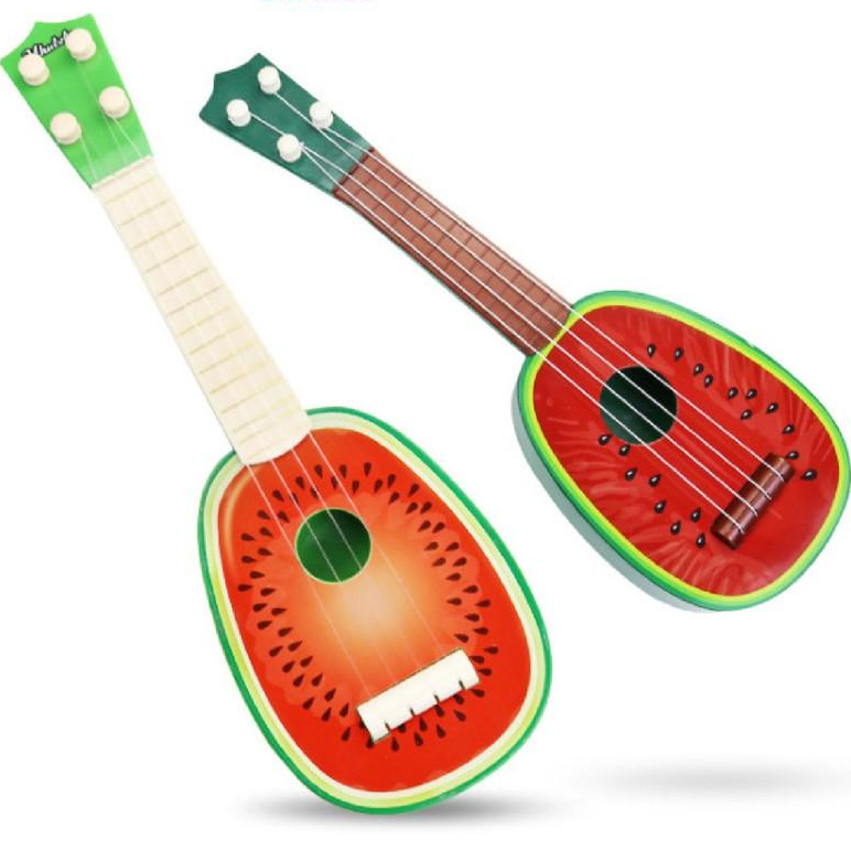 Đàn Guitar Hình Trái Cây ️Âm Thanh Cực Hay️ Đồ Chơi Cho Bé Gái Bé Trai Mô Phỏng Đàn Ukulele